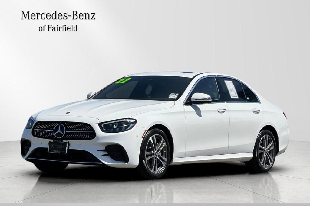used 2022 Mercedes-Benz E-Class car, priced at $37,999