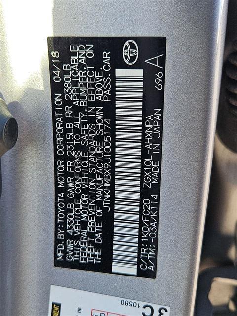 used 2018 Toyota C-HR car, priced at $12,155