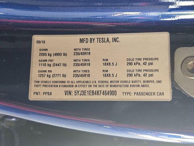 used 2019 Tesla Model 3 car, priced at $16,984