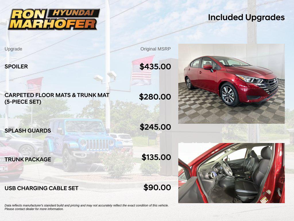 used 2024 Nissan Versa car, priced at $16,398