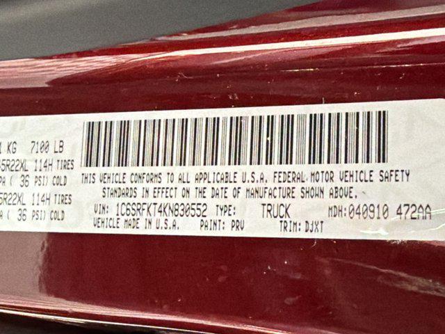 used 2019 Ram 1500 car, priced at $35,789