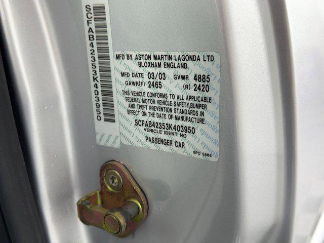 used 2003 Aston Martin DB7 Vantage car, priced at $29,997