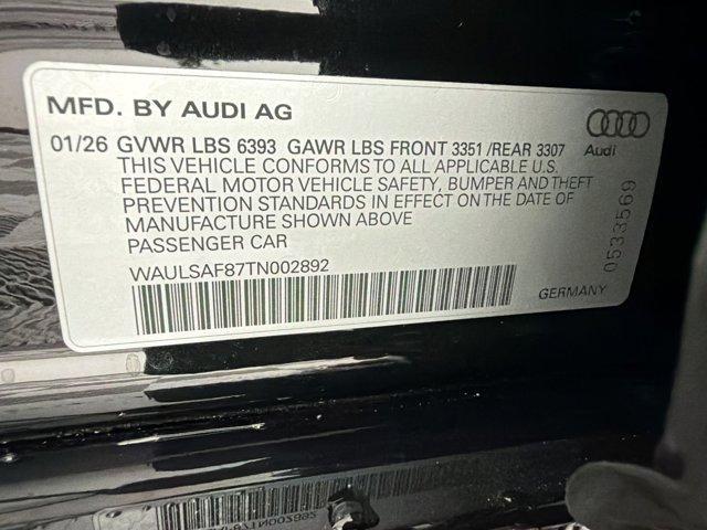 new 2026 Audi S8 car, priced at $136,460