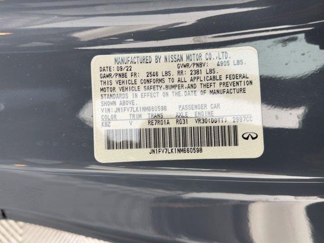 used 2022 INFINITI Q60 car, priced at $41,999