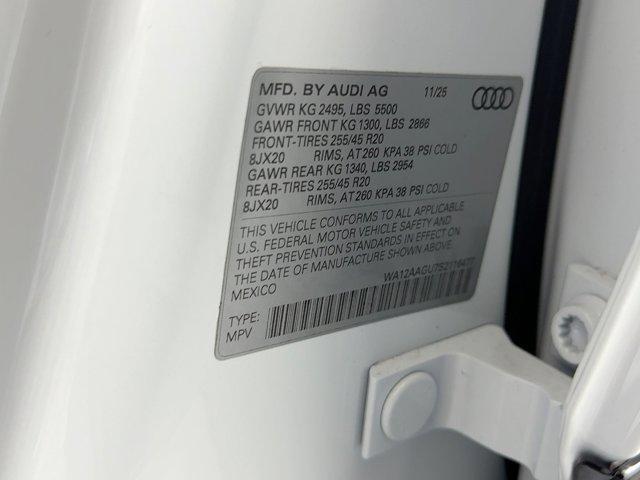 new 2025 Audi Q5 car, priced at $54,301