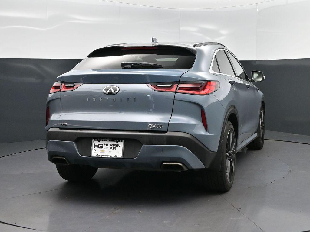 used 2022 INFINITI QX55 car, priced at $27,488