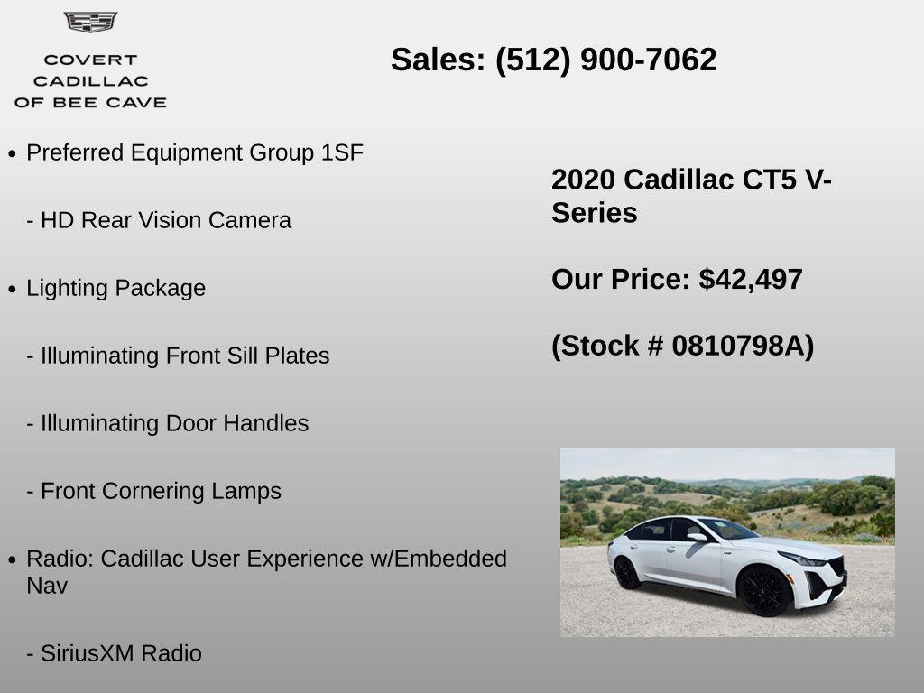 used 2020 Cadillac CT5 car, priced at $42,497