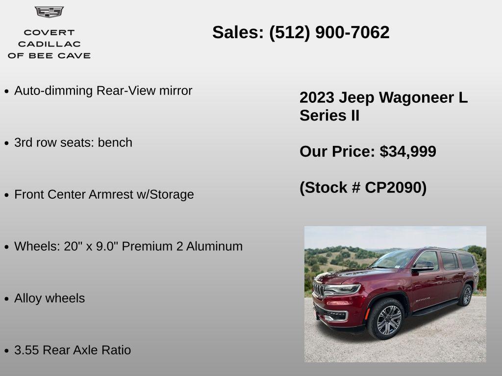 used 2023 Jeep Wagoneer L car, priced at $34,999
