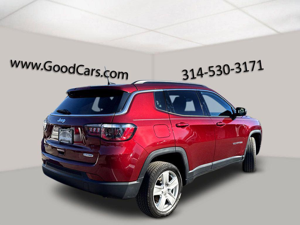 used 2022 Jeep Compass car, priced at $22,045