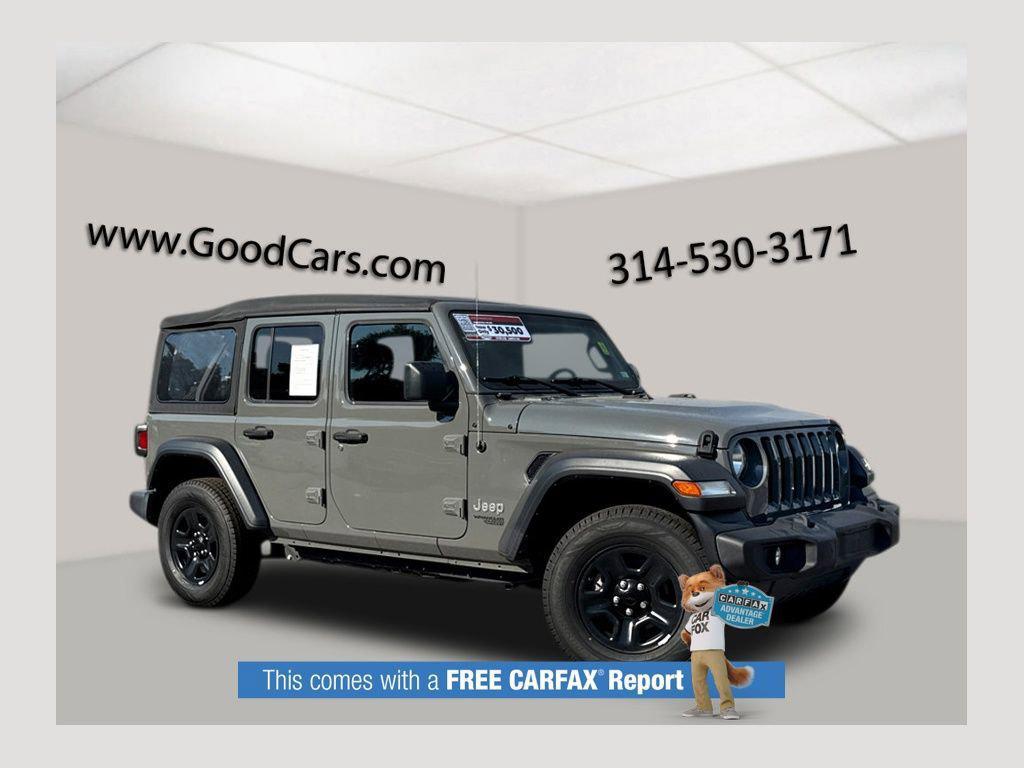 used 2020 Jeep Wrangler Unlimited car, priced at $23,993