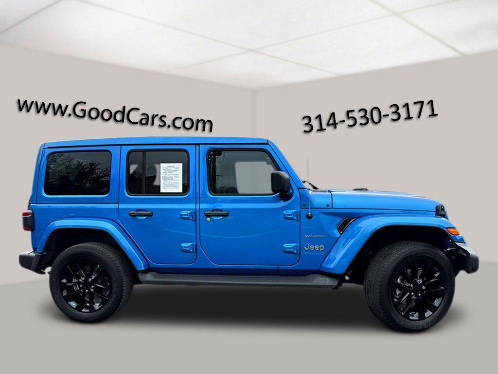 used 2022 Jeep Wrangler Unlimited 4xe car, priced at $30,500