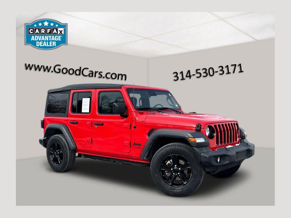 used 2021 Jeep Wrangler Unlimited car, priced at $26,743