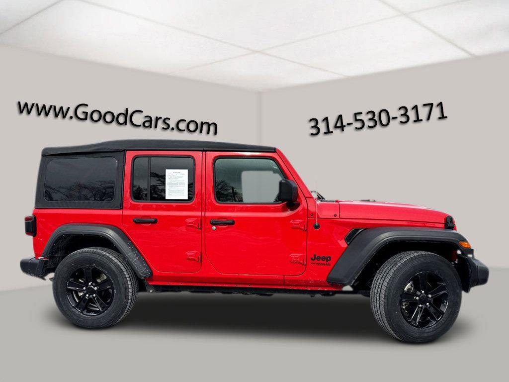 used 2021 Jeep Wrangler Unlimited car, priced at $26,743