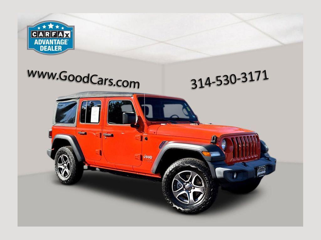 used 2018 Jeep Wrangler Unlimited car, priced at $20,347