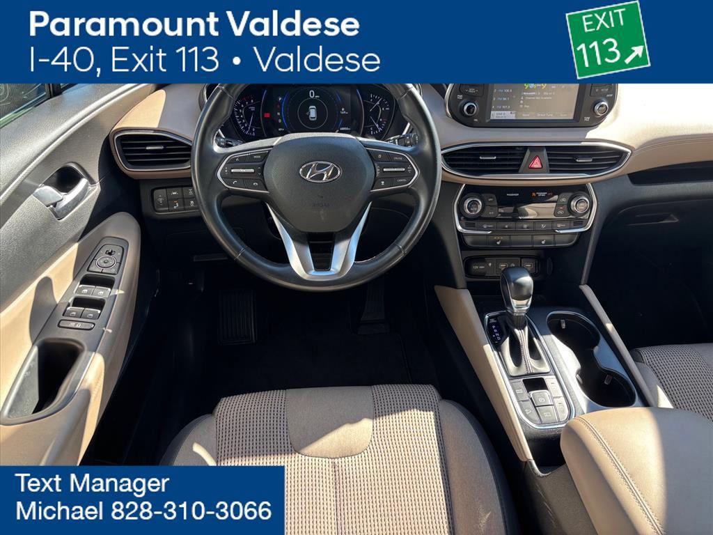 used 2020 Hyundai Santa Fe car, priced at $18,000