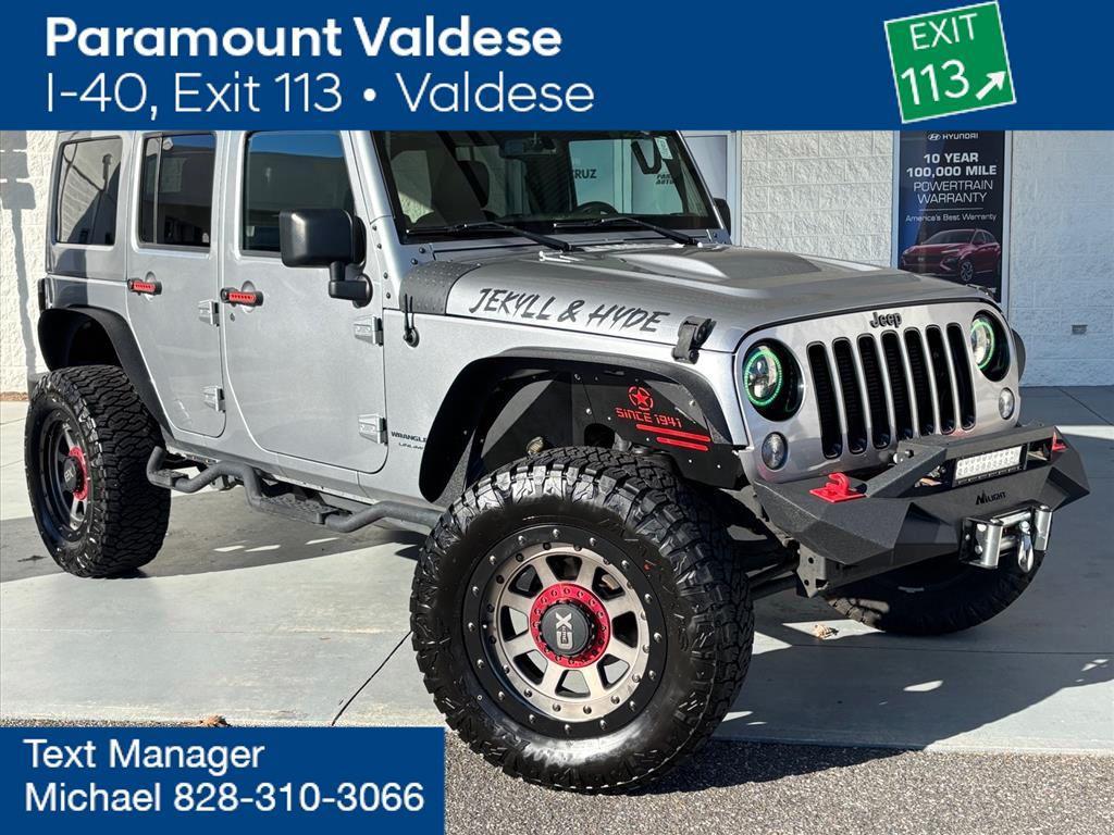 used 2018 Jeep Wrangler JK Unlimited car, priced at $23,590