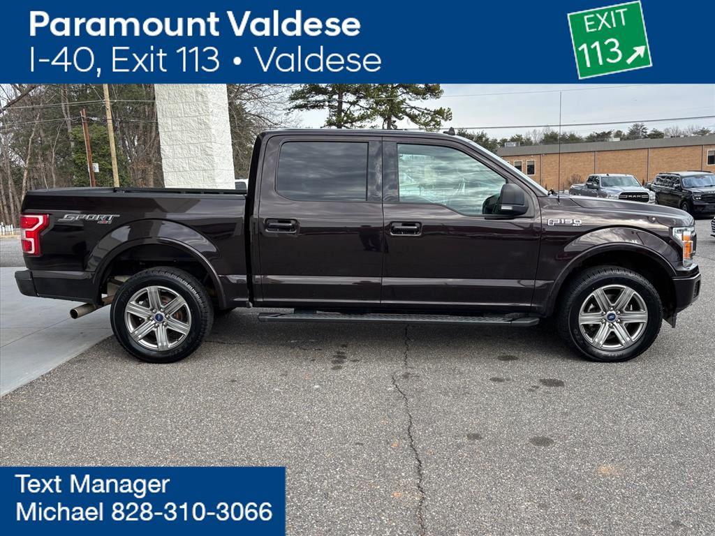 used 2018 Ford F-150 car, priced at $19,655