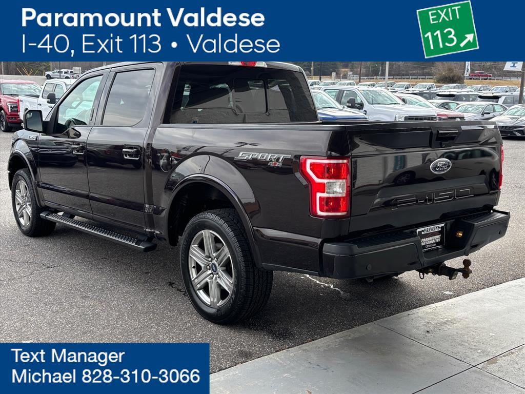 used 2018 Ford F-150 car, priced at $19,655