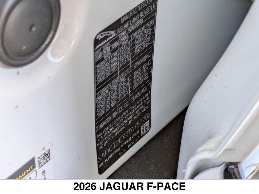 new 2026 Jaguar F-PACE car, priced at $65,213