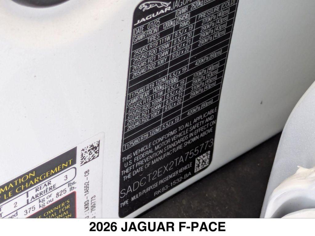 new 2026 Jaguar F-PACE car, priced at $65,563