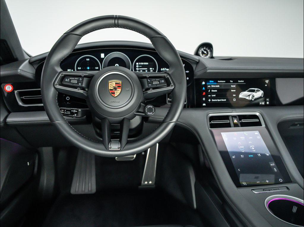 used 2025 Porsche Taycan car, priced at $104,421