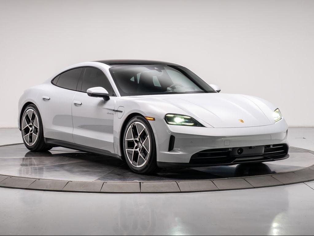 used 2025 Porsche Taycan car, priced at $104,421
