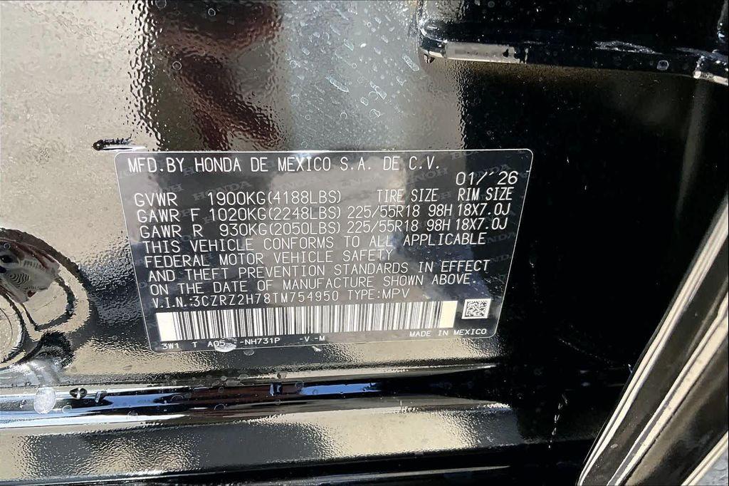 new 2026 Honda HR-V car, priced at $31,720