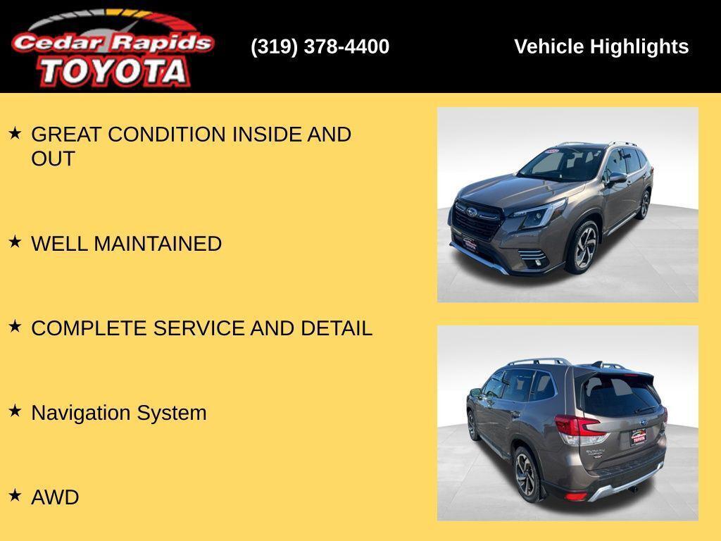 used 2022 Subaru Forester car, priced at $33,980