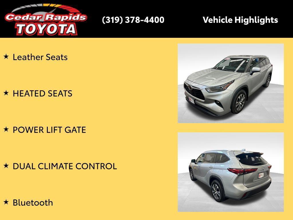 used 2021 Toyota Highlander car, priced at $29,879