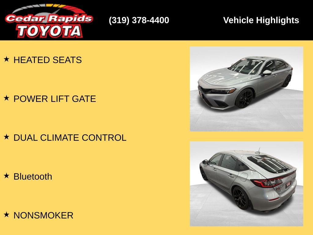 used 2023 Honda Civic car, priced at $27,652