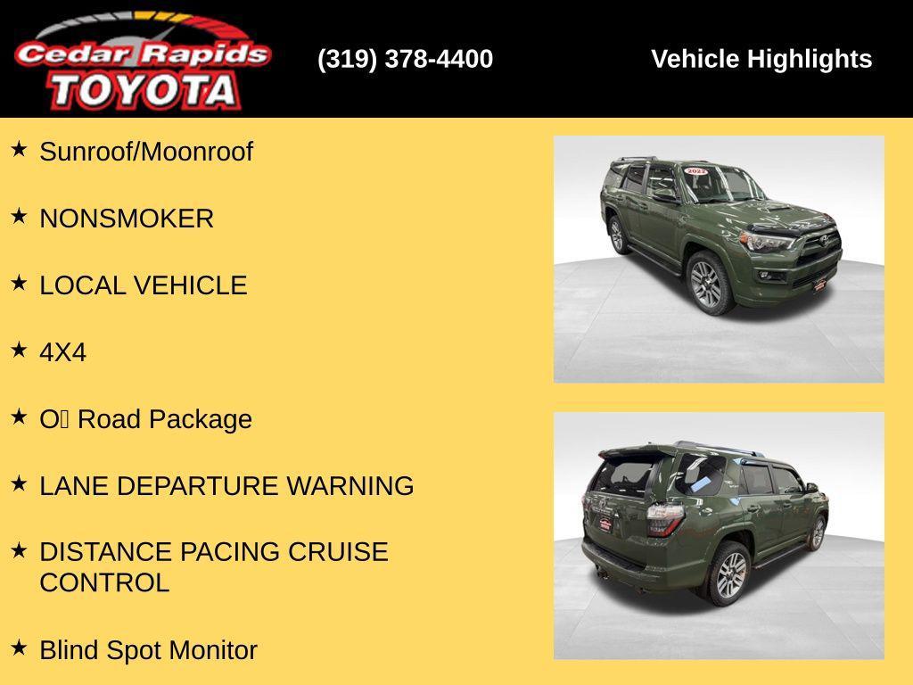 used 2022 Toyota 4Runner car, priced at $36,988