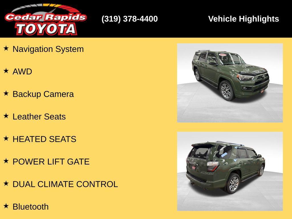 used 2022 Toyota 4Runner car, priced at $36,988