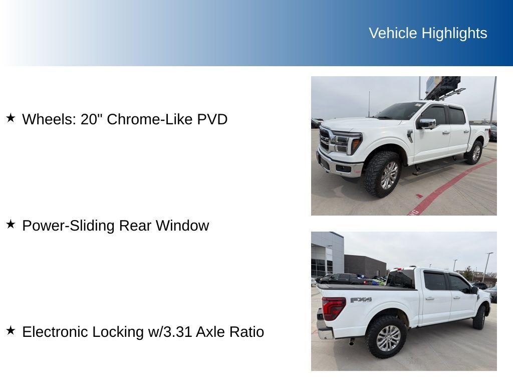 used 2025 Ford F-150 car, priced at $63,454