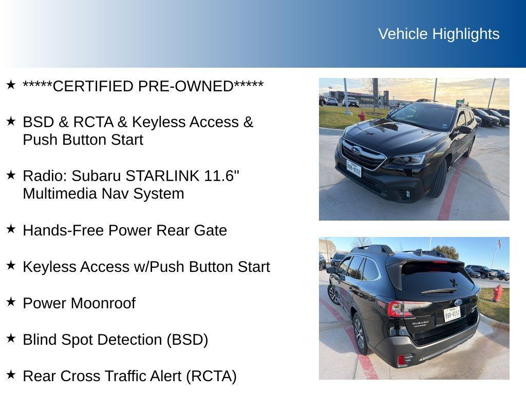 used 2022 Subaru Outback car, priced at $23,827