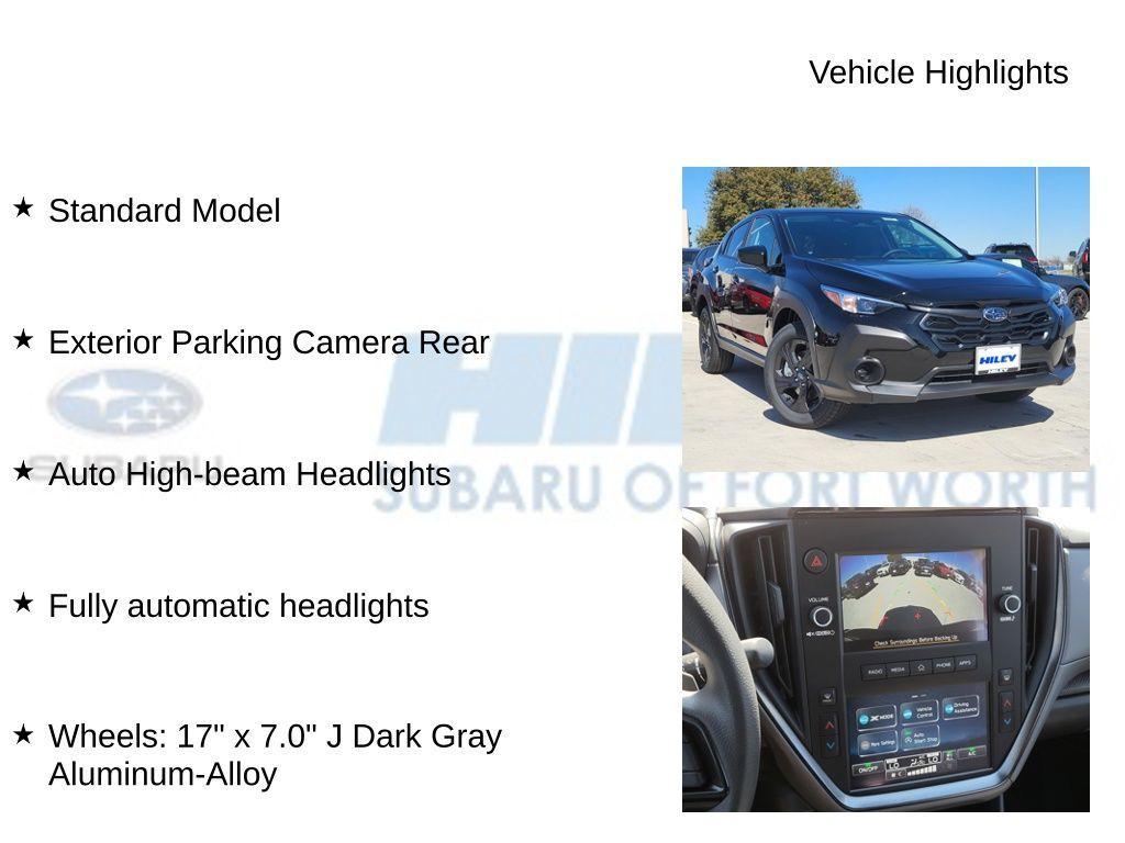 new 2026 Subaru Crosstrek car, priced at $27,495