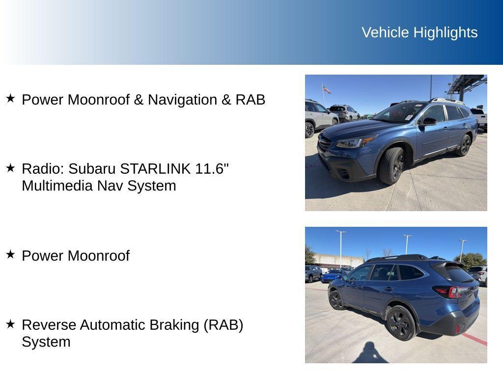 used 2022 Subaru Outback car, priced at $22,988