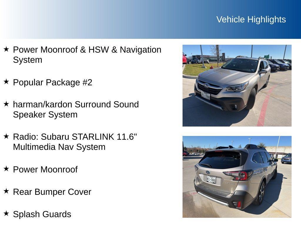 used 2020 Subaru Outback car, priced at $21,999