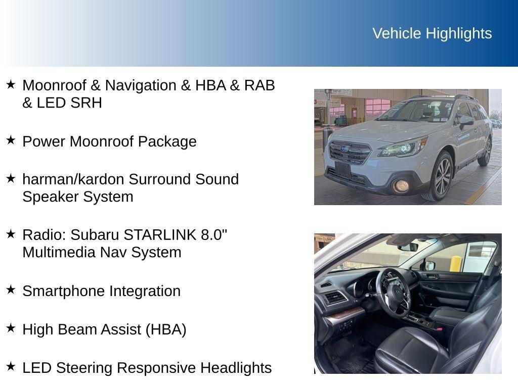 used 2019 Subaru Outback car, priced at $19,991