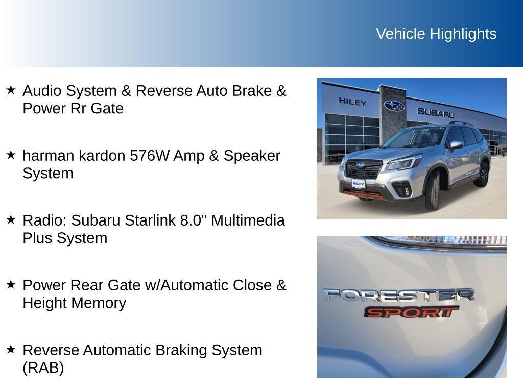 used 2021 Subaru Forester car, priced at $20,206