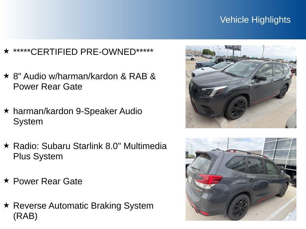 used 2023 Subaru Forester car, priced at $29,031