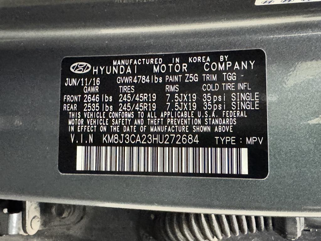 used 2017 Hyundai Tucson car, priced at $13,500