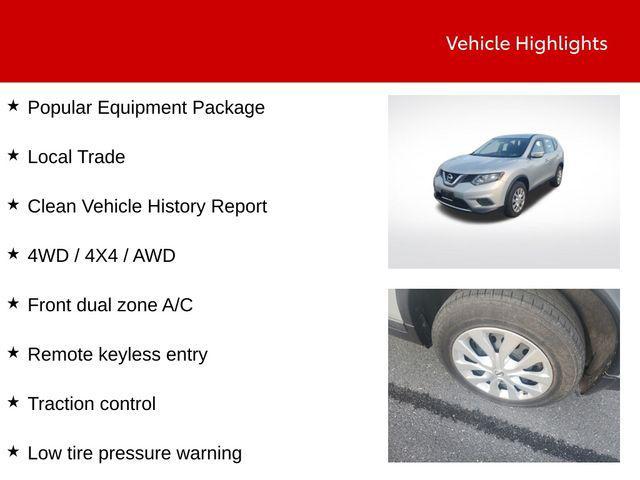 used 2015 Nissan Rogue car, priced at $7,300