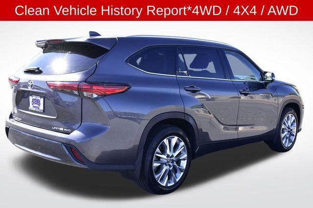 used 2022 Toyota Highlander car, priced at $36,400