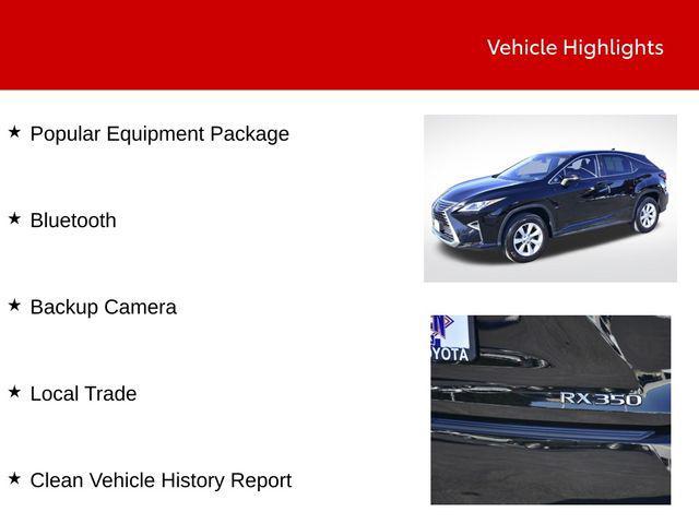 used 2017 Lexus RX 350 car, priced at $26,000
