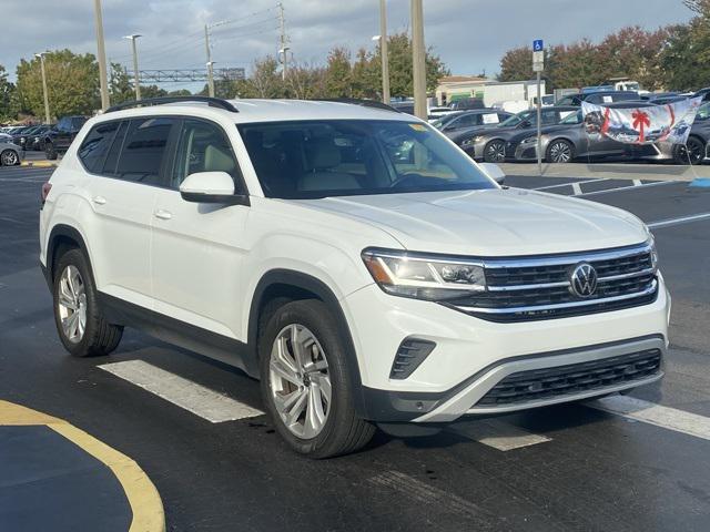 used 2021 Volkswagen Atlas car, priced at $18,386