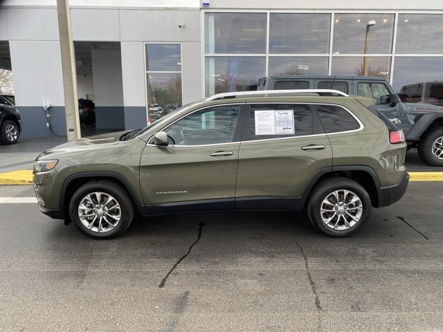 used 2021 Jeep Cherokee car, priced at $13,953