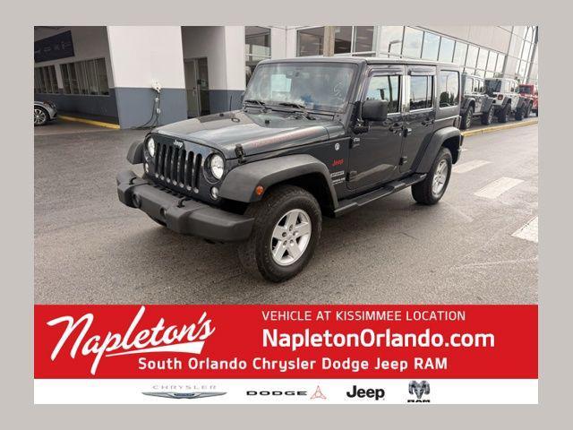 used 2017 Jeep Wrangler Unlimited car, priced at $19,877