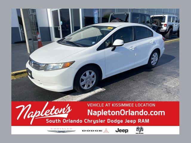 used 2012 Honda Civic car, priced at $10,985
