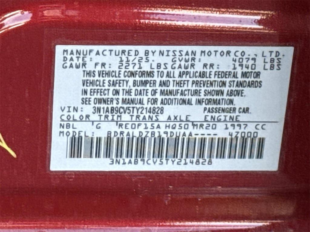 new 2026 Nissan Sentra car, priced at $24,941