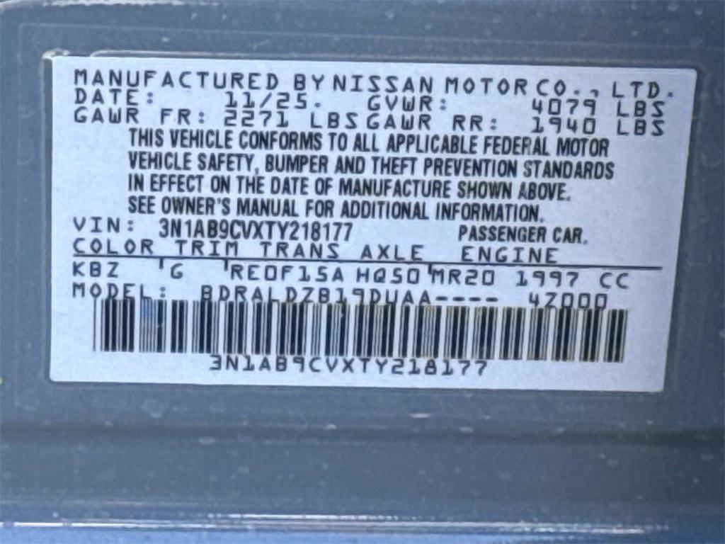 new 2026 Nissan Sentra car, priced at $24,941